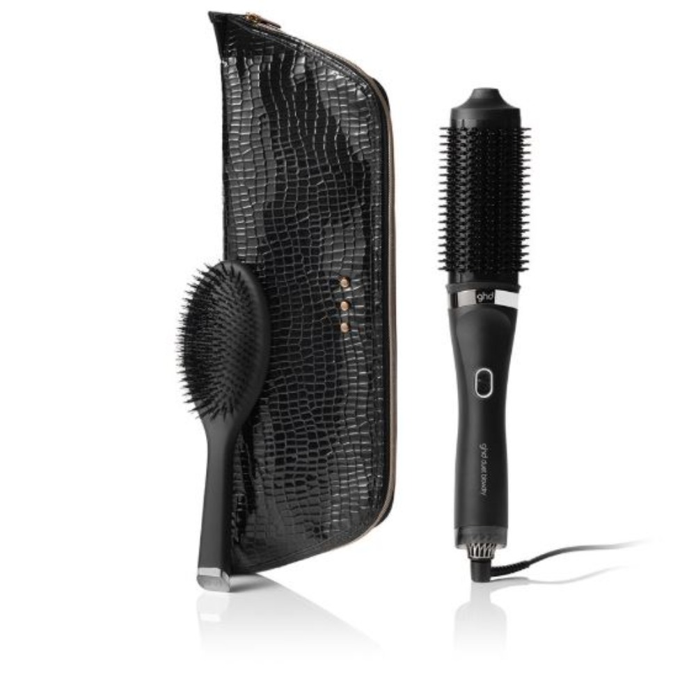 GHD Duet Blowdry Gift Set con cepillo secador profesional 2 en 1 y accesorios premium para lograr un brushing con volumen y brillo en casa